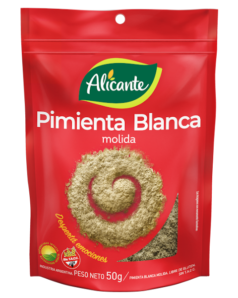 ALICANTE PIMIENTA BLANCA MOLIDA 25G