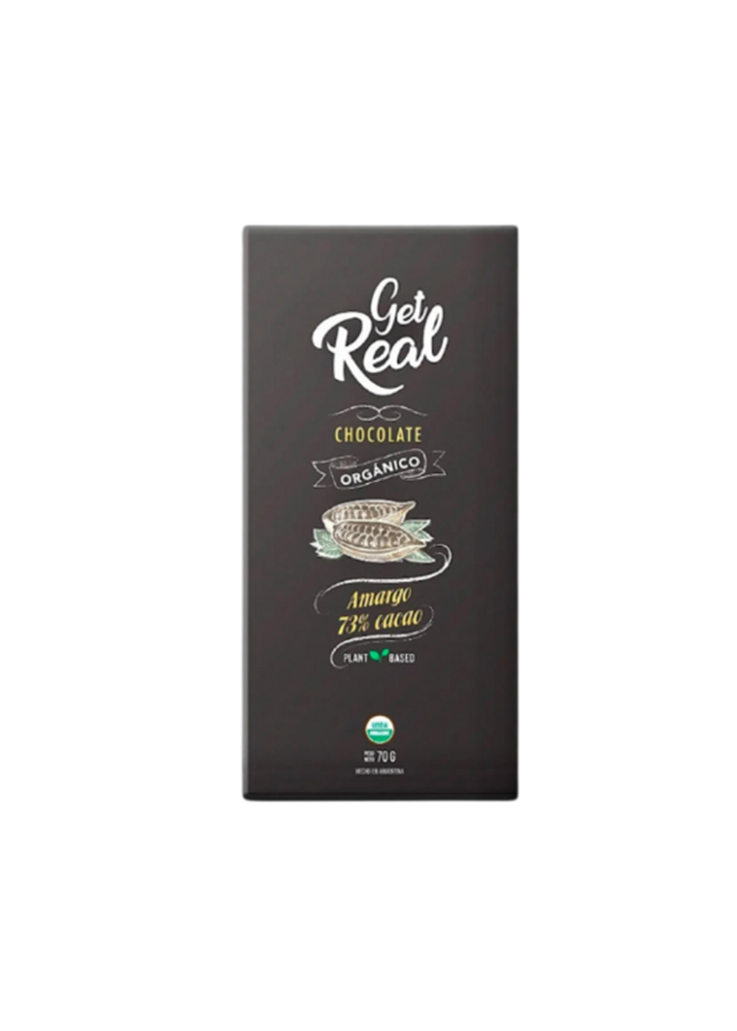 GET REAL GET REAL CHOCOLATE 73% 70G