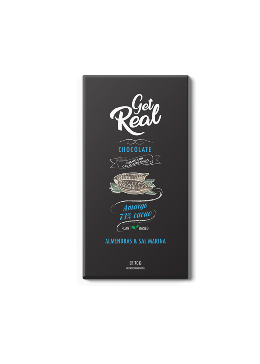 GET REAL GET REAL CHOCO 73% C/ALME Y S