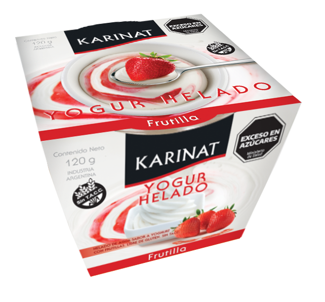 KARINAT YOGUR HELADO FRUTILLA 120G