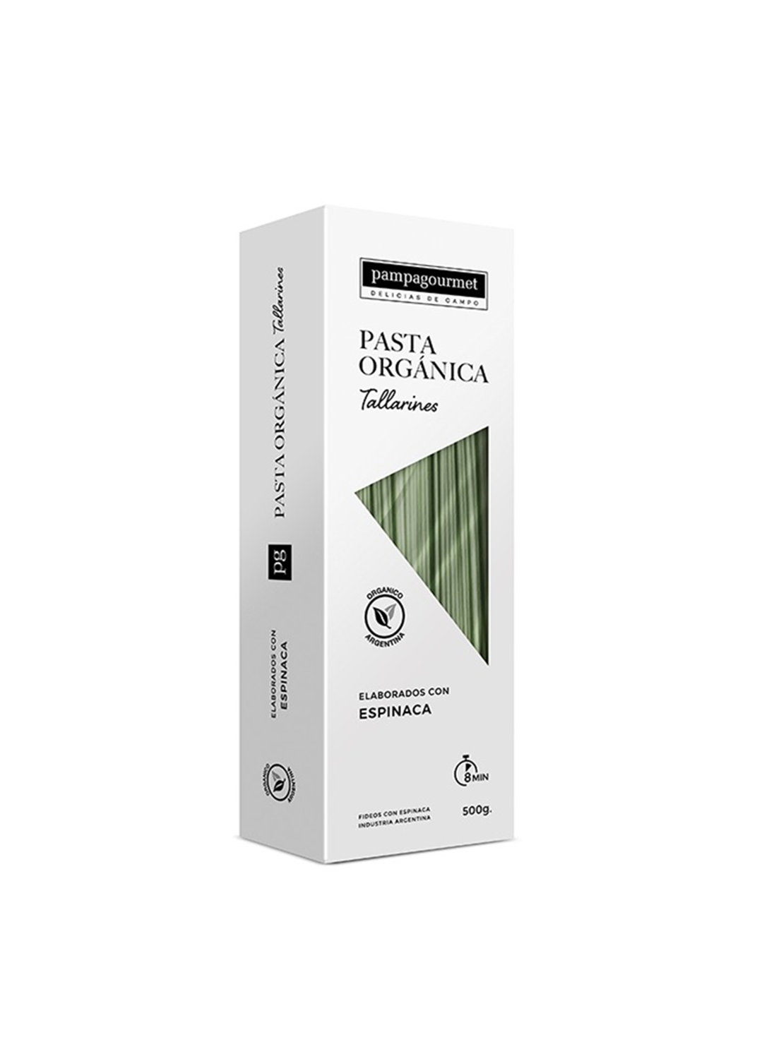 PAMPAGOUMET PASTA ORGANICA ESPINACA 500G