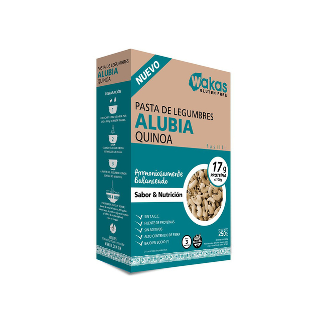 WAKAS PASTA ALUBIA QUINOA 250G