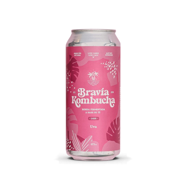 BRAVIA BRAVIA KOMBUCHA UVA 473ML