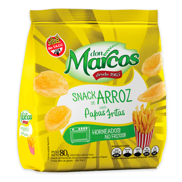 DON MARCO DON MARCO SNACK DE ARROZ PAPA