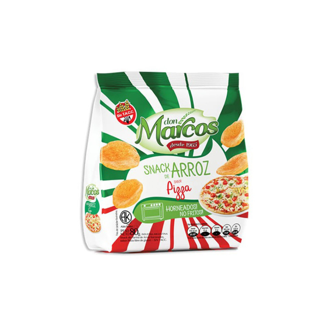 MARCOS MARCOS SNACK DE ARROZ PIZZA
