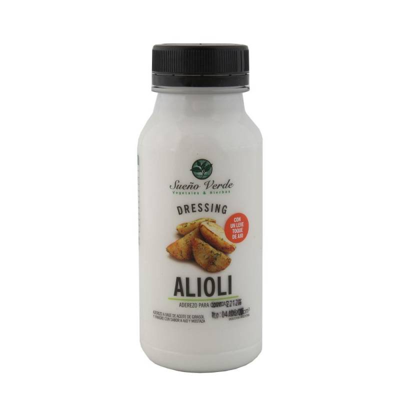SUENO VERDE ADEREZO ALIOLI 200G