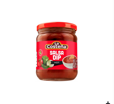 LA COSTEÑA Dip salsa hot 453grs