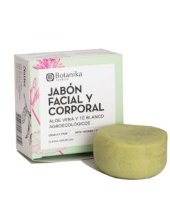 BOTANIKA JABON ALOE Y TE BLANCO 90G