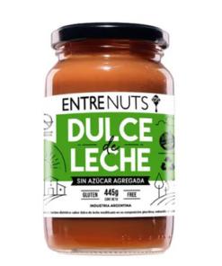 ENTRE NUT Dulce de leche sin azúcar 445grs