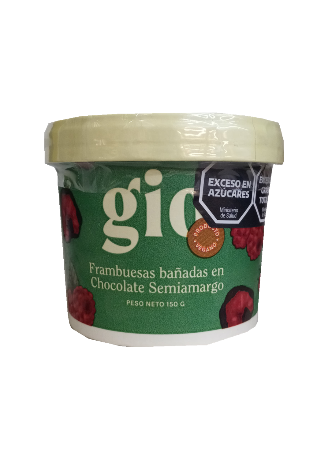 GIO Frambuesas chocolate semiamargo 150G
