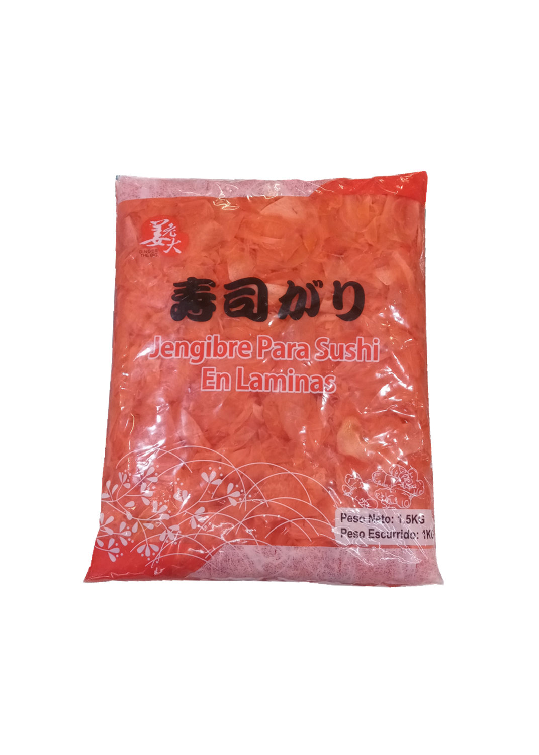 JENGIBRE LAMINADO Rojo 1.5KG