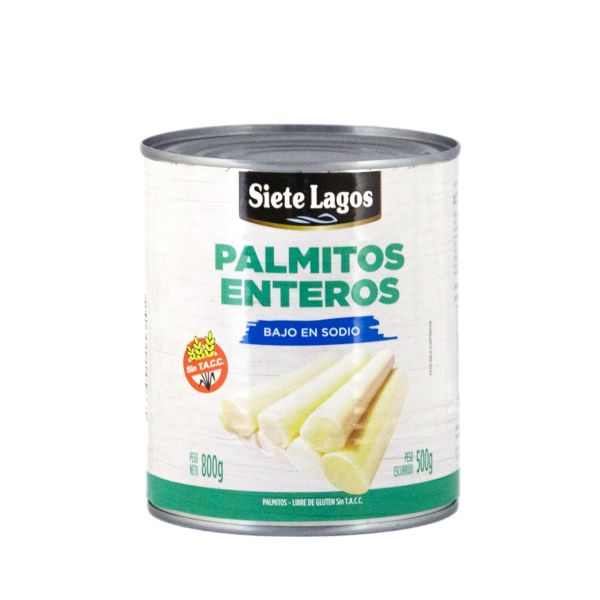 SIETE LAGOS PALMITO ENTERO 400G