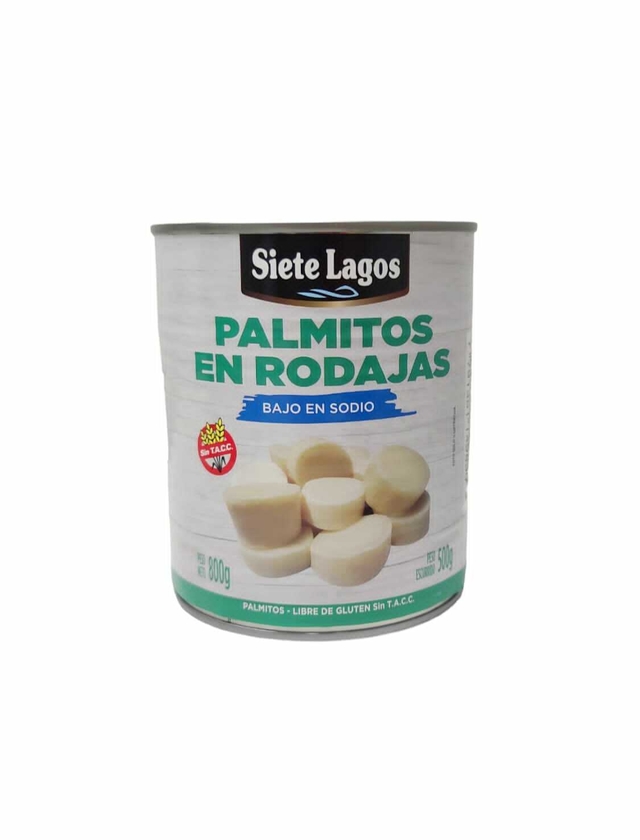 SIETE LAGOS PALMITO RODAJA 800g