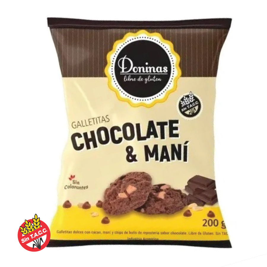 DONINAS DONINAS GALLETAS CHOCO Y MAN