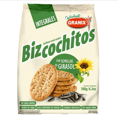GRANIX Bizcochitos girasol 180grs
