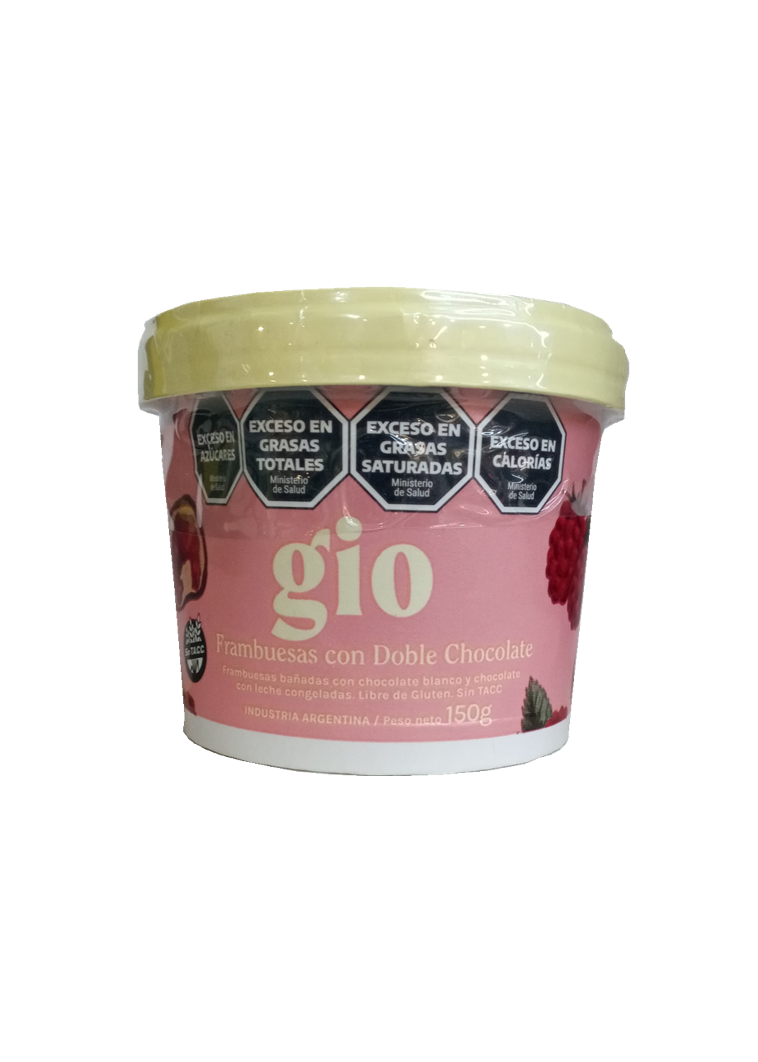GIO Frambuesa con doble chocolate 150g