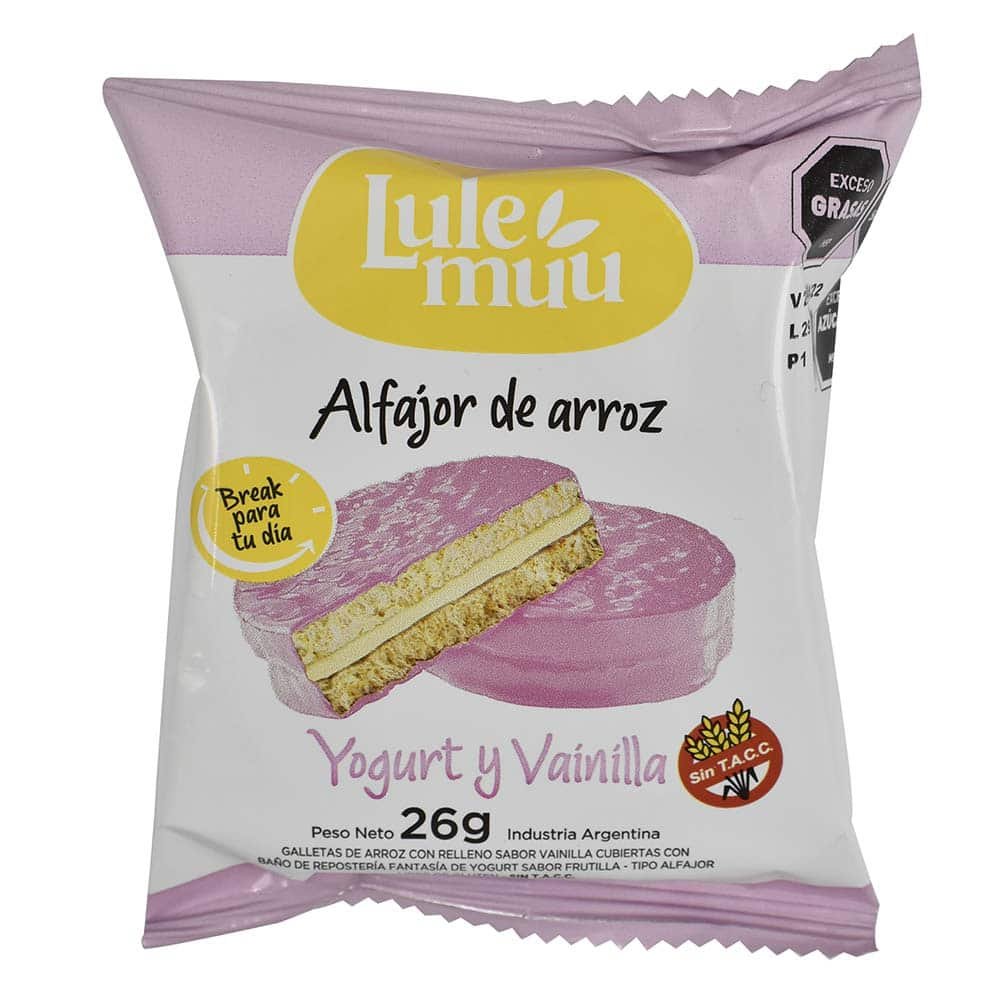 LULEMUU ALFAJOR YOG Y VAI 22G