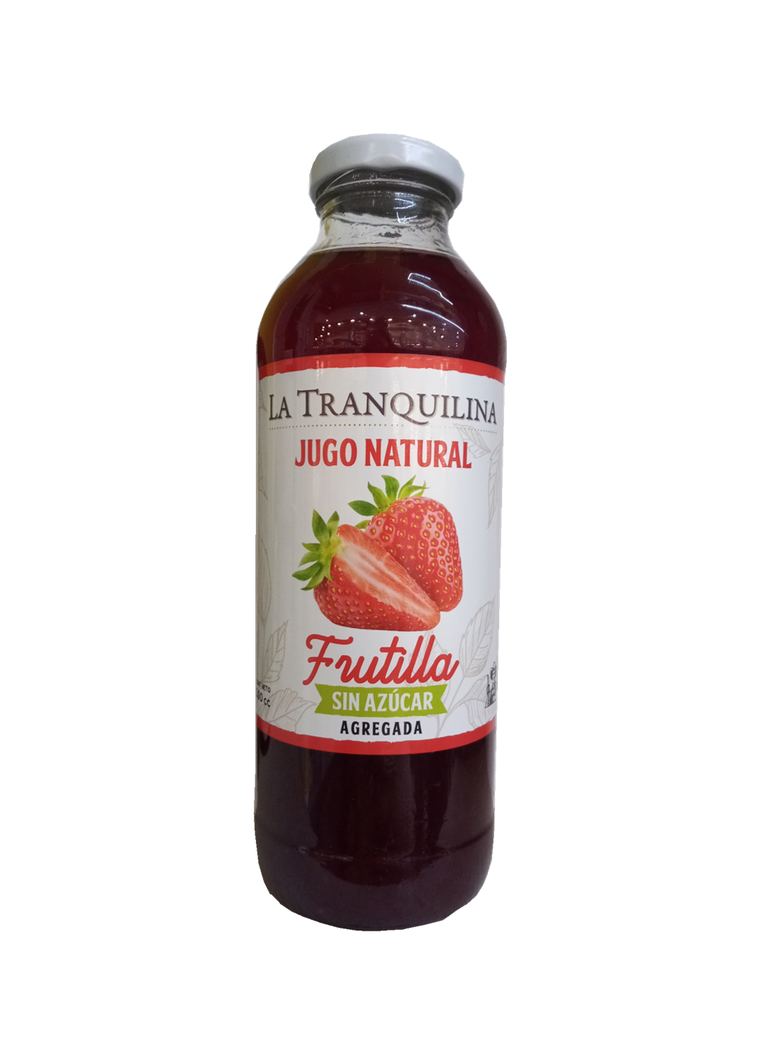 LA TRANQUILINA JUGO FRUTILLA S/A 500G