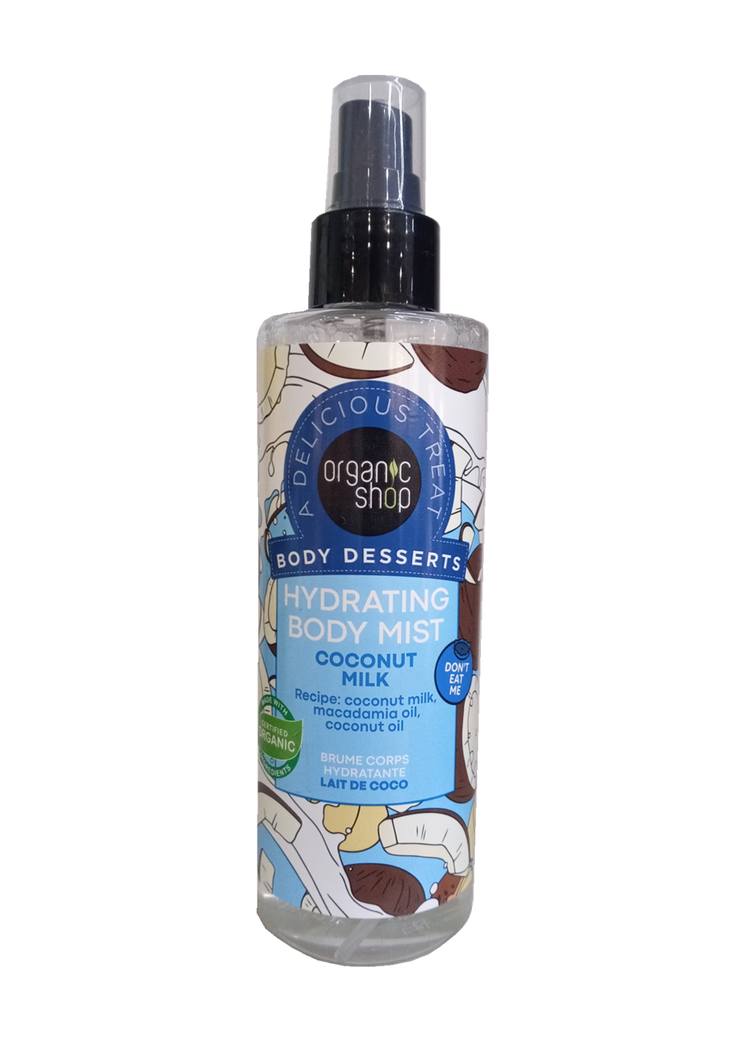 ORGANIC SHOP BODY MIST COCONUT 200ML