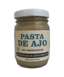 RECETAS DE ENTONCES PASTA DE AJO 80G