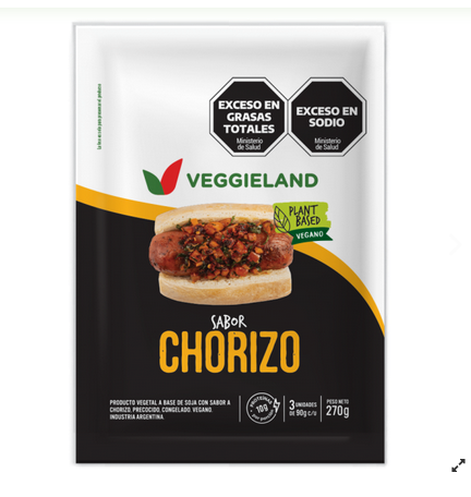 VEGGIELAN VEGGIELAN CHORIZO VEGANO 3U 90