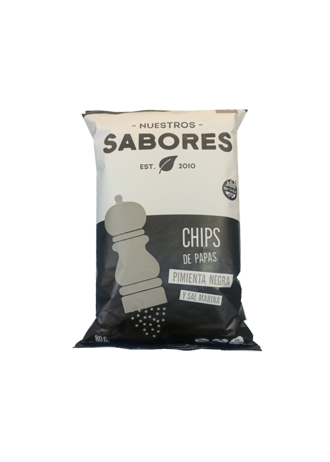 NUESTROS SABORES CHIP PIMIENTA 80G