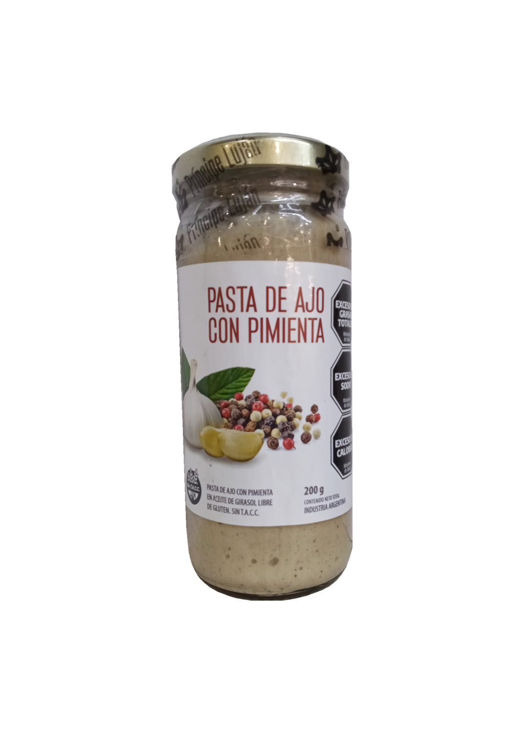 PRINCIPE LUJAN PASTA DE AJO C/ PIMIENTA 200G