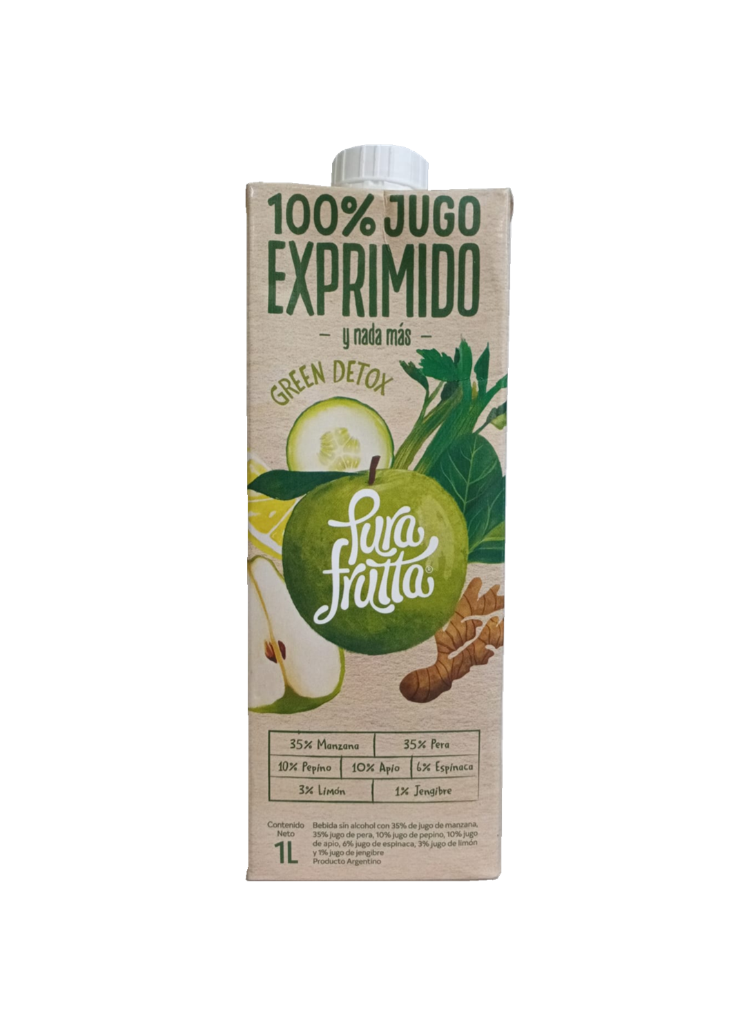 PURA FRUTTA GREEN DETOX 1LT