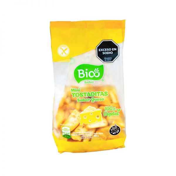 BIO BIO TOSTADITAS QUESO 130
