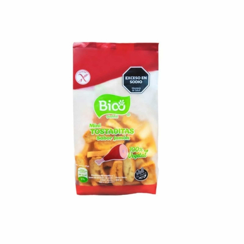 BIO BIO TOSTADITAS JAMON 130