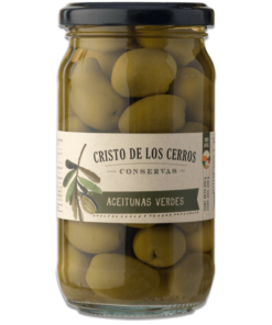 CRISTO DE LOS CERROS ACETUNAS VERDES SALMUERA 330G