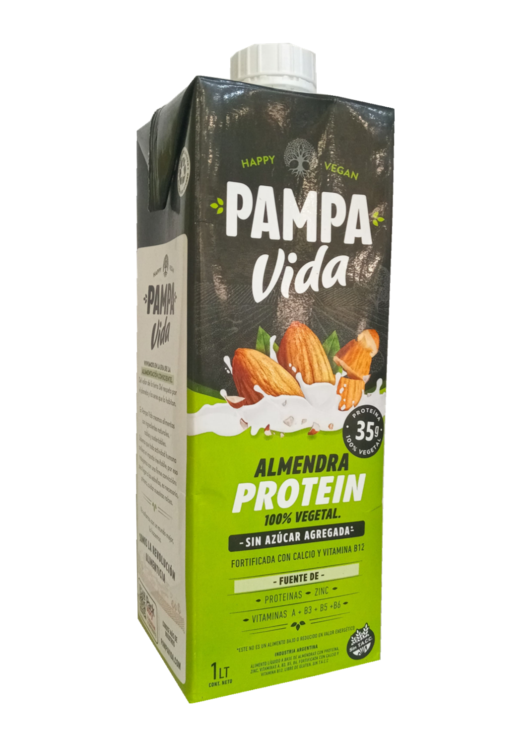 PAMPA VIDA BEBIDA ALMENDRA PROTEIN 1L
