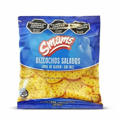 SMAMS BIZCOCHITOS SALADOS 150G