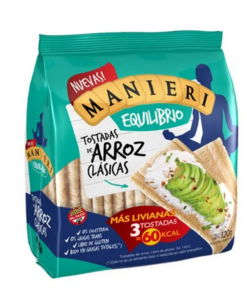 MANIERI Tostadas de arroz clasica