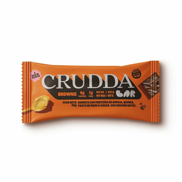CRUDDA BAR BARRITA BROWNIE 40G