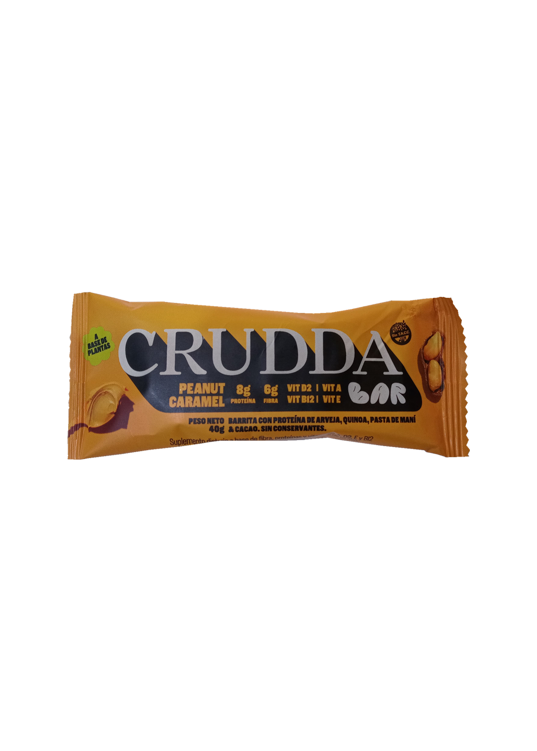 CRUDDA BA CRUDDA BA BARRITA CARAMEL 40G