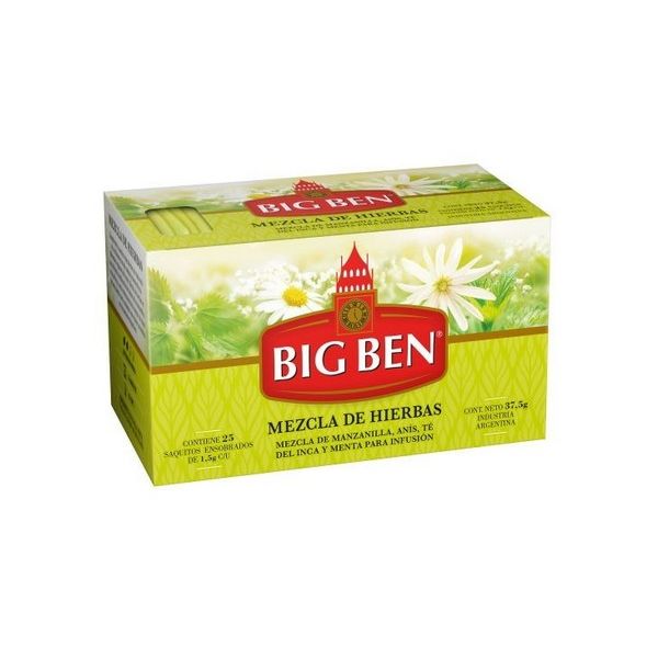 BIG BEN TE MEZCLA HIERBAS 25U