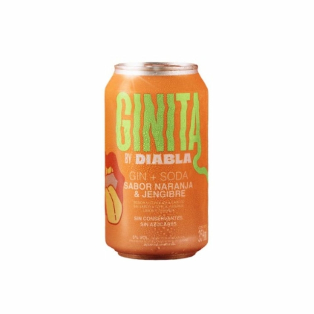 DIABLA Ginita naranja y jengibre 354ml
