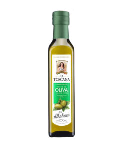 LA TOSCANA aceite de oliva con albahaca 250G