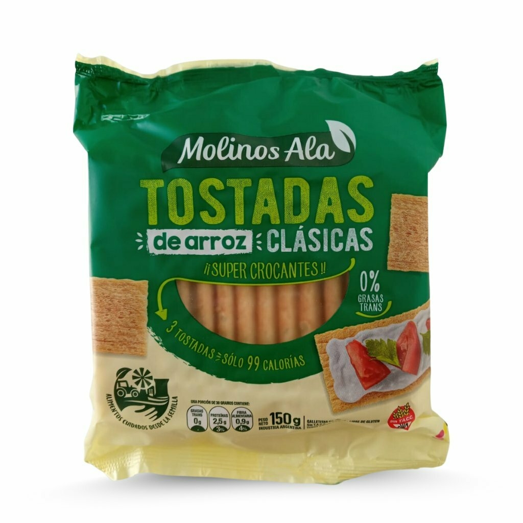MOLINOS ALA TOSTADAS ARROZ CLASICA 150G
