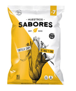 NUESTROS SABORES     TORTILLA MAIZ CHIA 90G