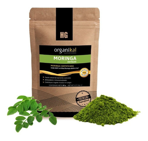 ORGANIKAL ORGANIKAL MORINGA POLVO 50G