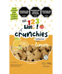 123 LISTO Crunchies limón 150grs