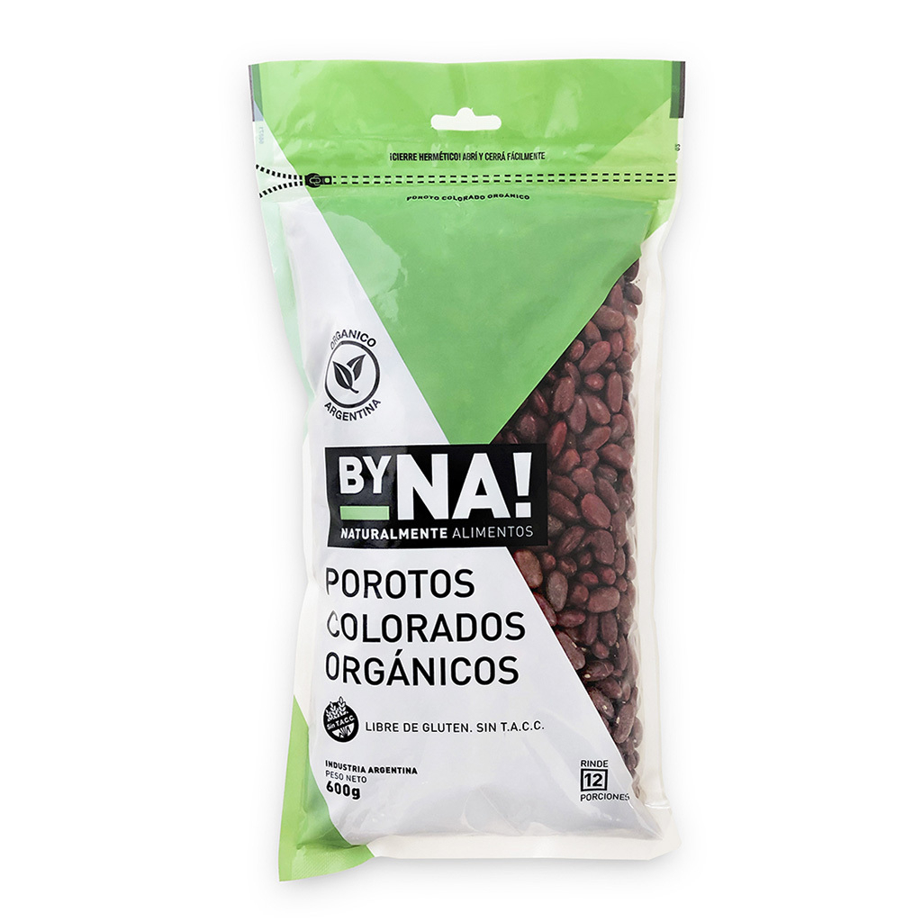 BYNA POROTO COLORADO ORGANICO 600G