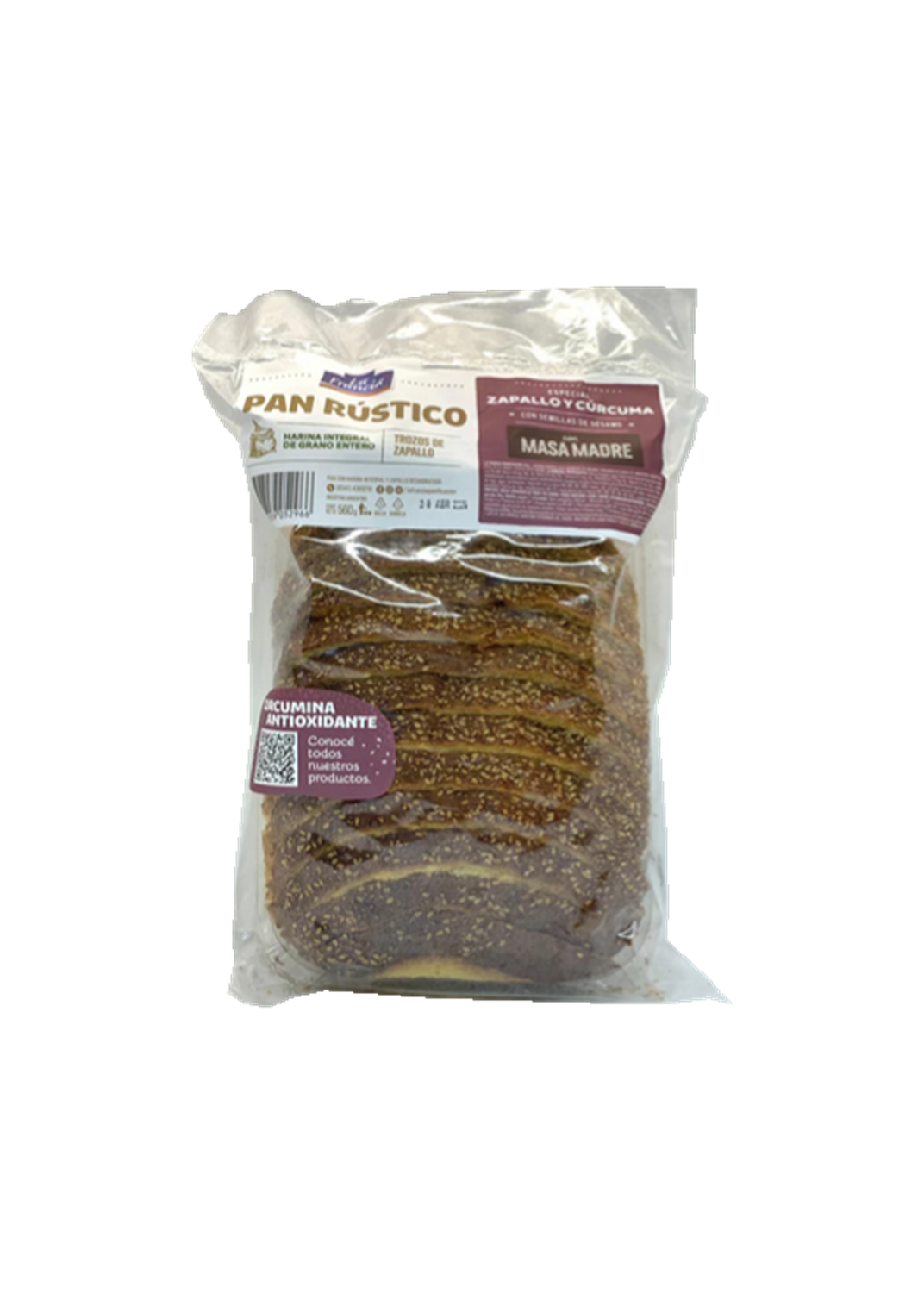 LA FRANCIA PAN ZAPALLO/CURCUMA 560G