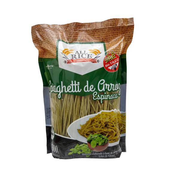ALL RICE ALL RICE FIDEO ARROZ ESPINACA