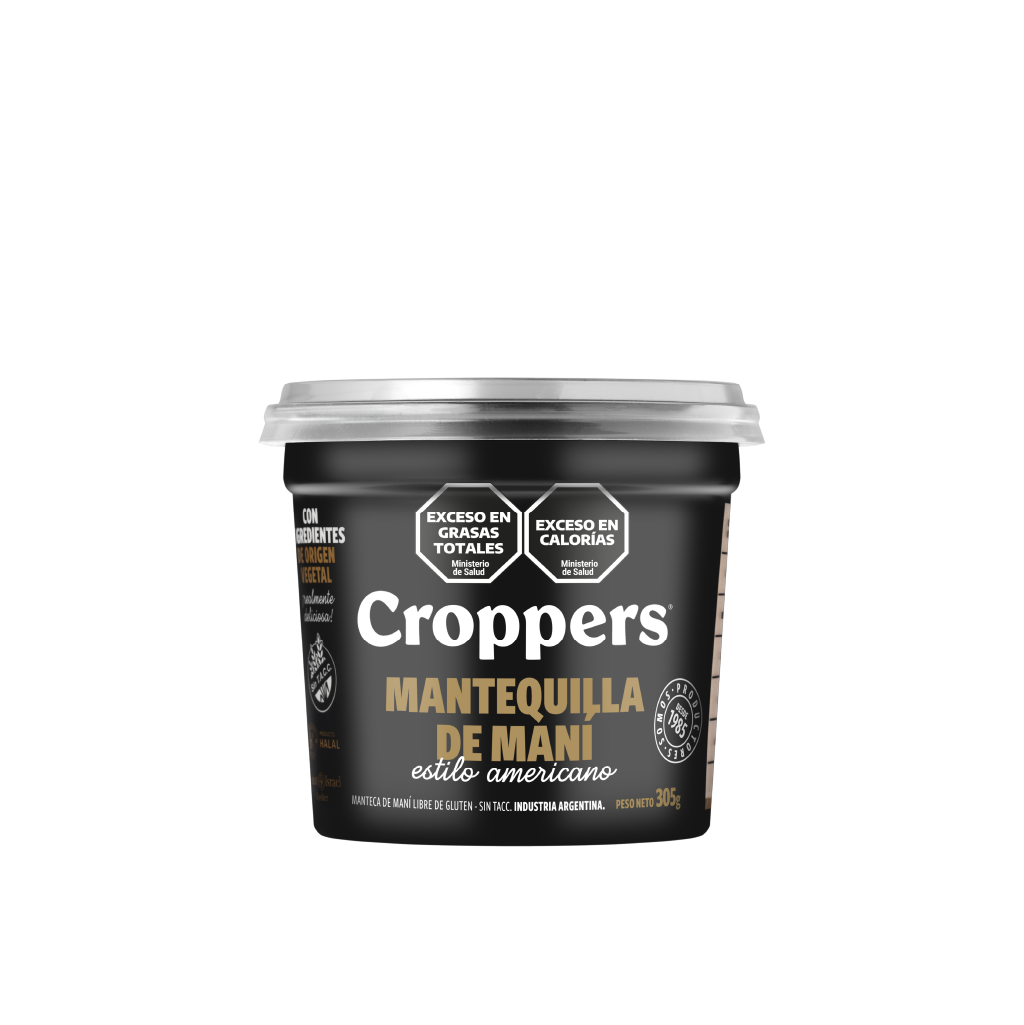 CROPPERS Mantequilla de mani 305grs
