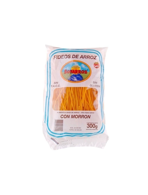 SOYARROZ SOYARROZ FIDEO MORRON 300G