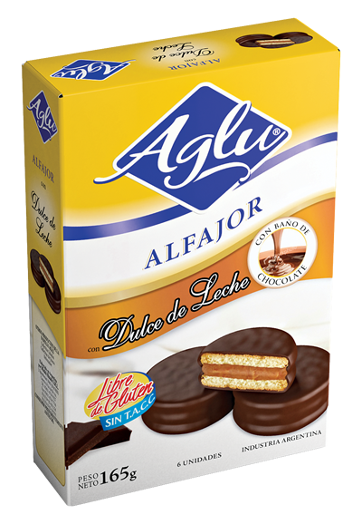 AGLU AGLU ALFAJOR DULCE DE LEC