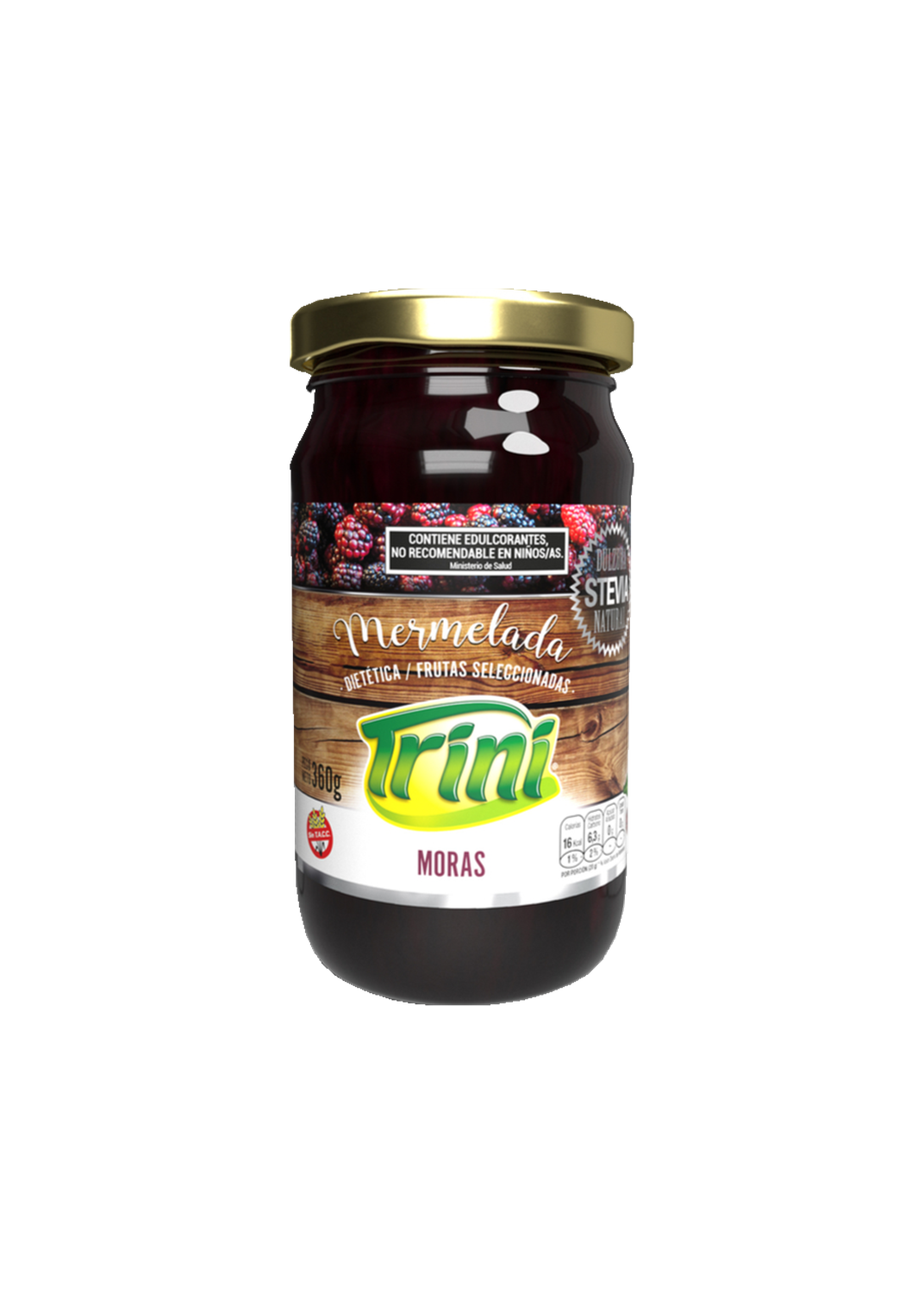 TRINI MERMELADAS MORAS410G